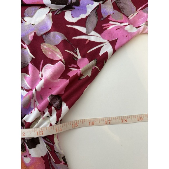 Maggy‎ London Dress Women Size 6 Elastic Waist Pull On Stretch Short Sleeve New - Picture 8 of 11